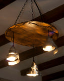 Wine barrel ceiling lights - Rustic pendant light