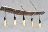 Rustic Ceiling Lights - Wine barrel pendant light -  Five lights Chandelier