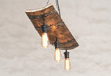 Rustic ceiling lights - Wine barrel light fixture