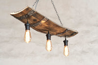 Rustic ceiling lights - Wine barrel light fixture