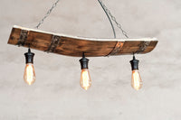 Rustic ceiling lights - Wine barrel light fixture