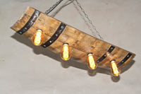 Rustic barrel ceiling lights - Wine barrel lighting fixture