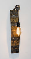 Wine Barrel Sconce - Rustic Wall Light - Éclairage de la cave à vin - Suspension rustique