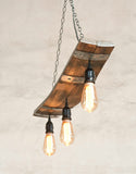 Rustic pendant light - Wine barrel lighting fixture