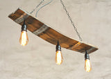 Rustic pendant light - Wine barrel lighting fixture