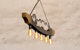 Rustic Pendant Lights Bear and Moose Cabin Lighting