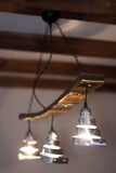 Rustic barrel ceiling light - Wine barrel light fixture