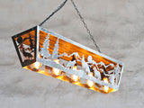 Cabin pendant light - Wolves themed ceiling lights.