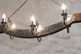 Wrought iron chandelier lights - Castle style lights