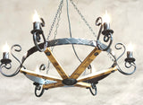 Wrought iron chandelier lights - Royal II