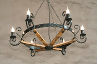 Wrought iron chandelier lights - Royal II