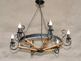 Wrought iron chandelier lights - Royal II