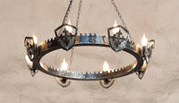 Medieval Style Iron Chandelier lights - Marquess II