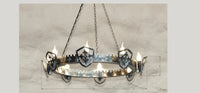 Medieval Style Iron Chandelier lights - Marquess II