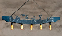 Rustic Five lights Fixture - Fish and Ocean Chandelier - Rustic Ceiling Lights - Ceiling Lights