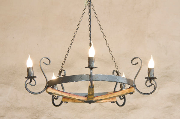 Wrought iron chandelier - Royal