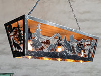 Ceiling light fixture - Wolves