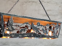 Ceiling light fixture - Wolves