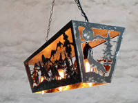 Ceiling light fixture - Wolves