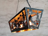 Ceiling light fixture - Wolves