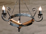 Wrought iron chandelier - Prince