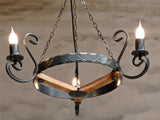 Wrought iron chandelier - Prince