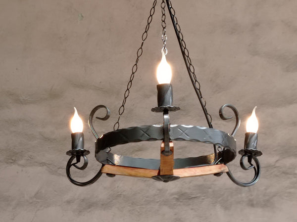 Wrought iron chandelier - Prince