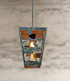 Rustic Pendant light - Moose - Cabin Ceiling lights - Log House Lighting - Lodge Lights