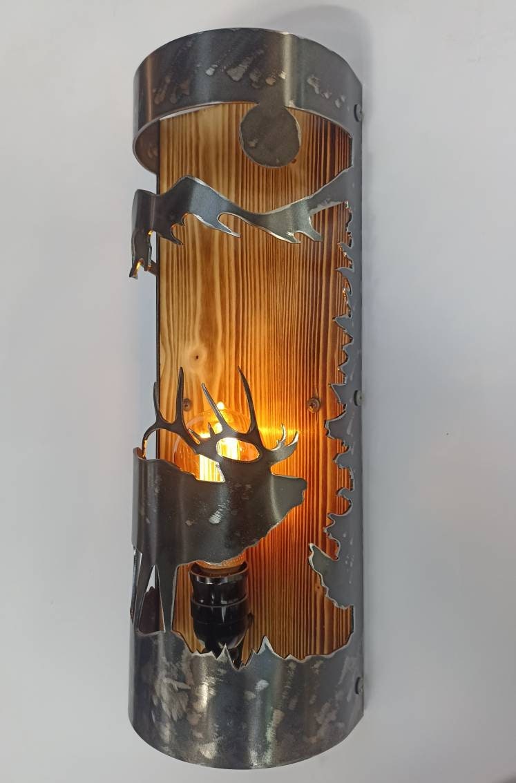 Rustic sconce