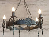 Chandelier ligthing - Wrought iron lights - Lighting fixture