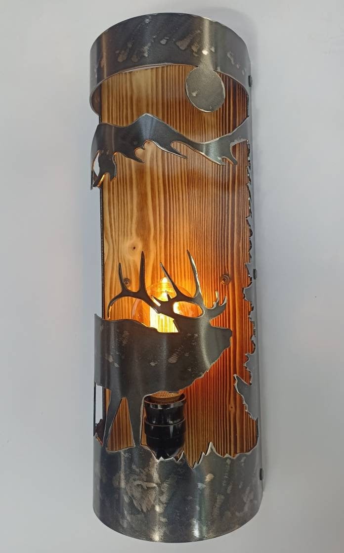  rustic wall sconce 