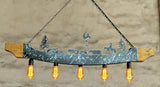 Farmhouse light fixture. Cattle. Farm pendant light. Cabin lights. Ceiling barn lights